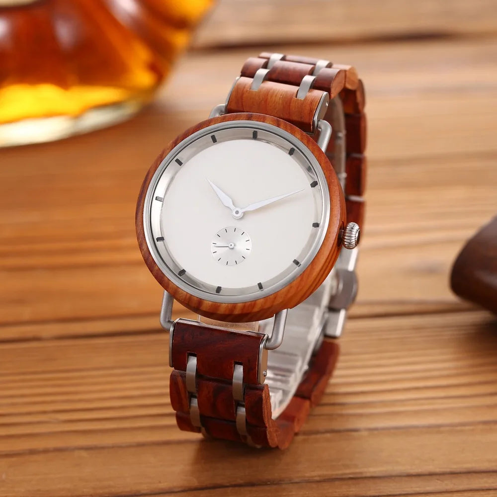 Montres en bois QUARTZ pour hommes