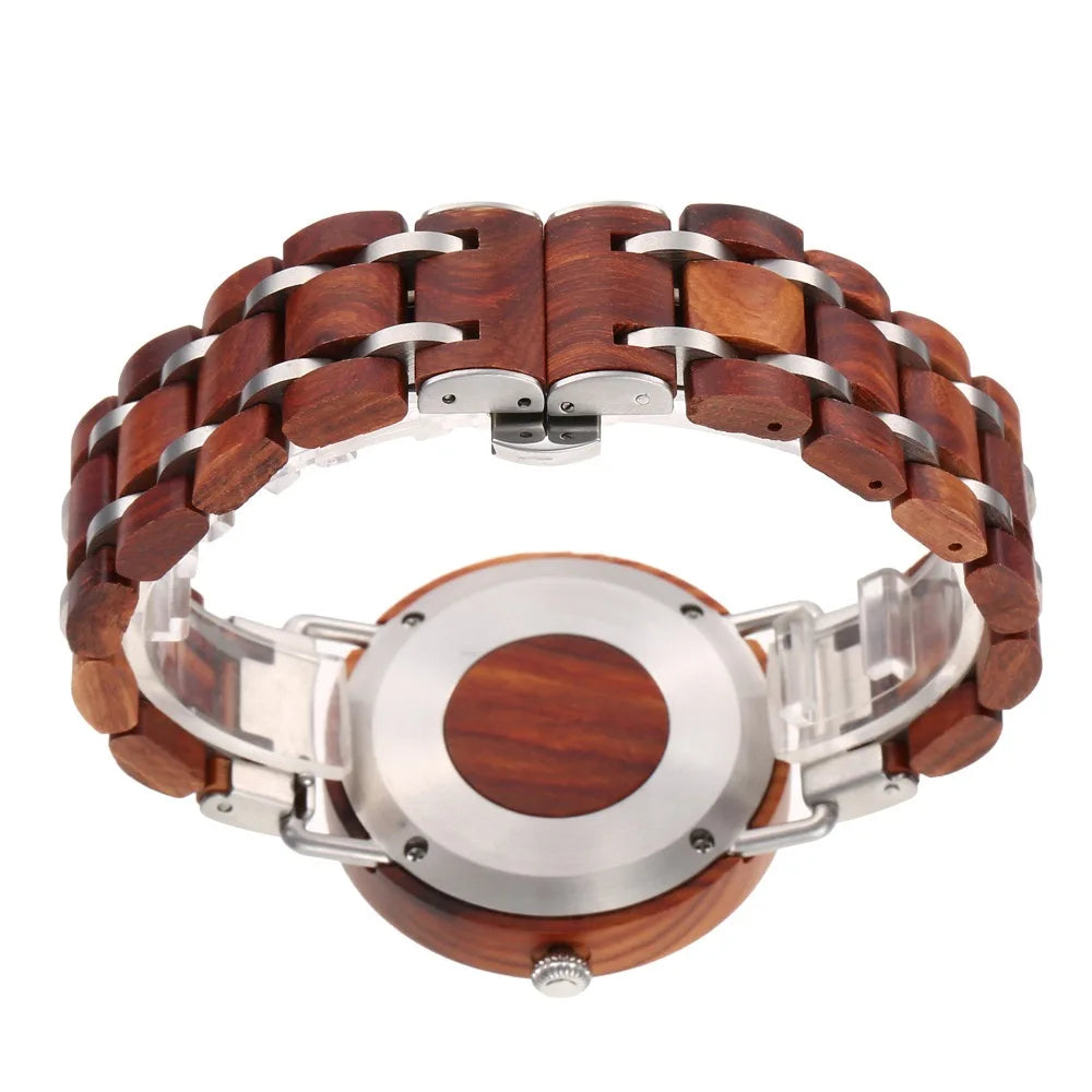 Montres en bois QUARTZ pour hommes