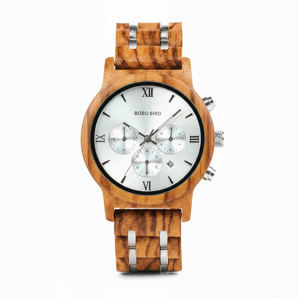 Montres en bois pour hommes artisanale