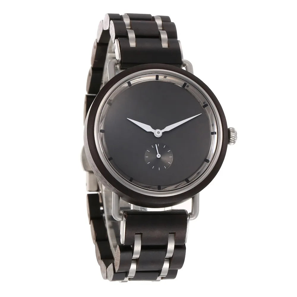 Montres en bois QUARTZ pour hommes