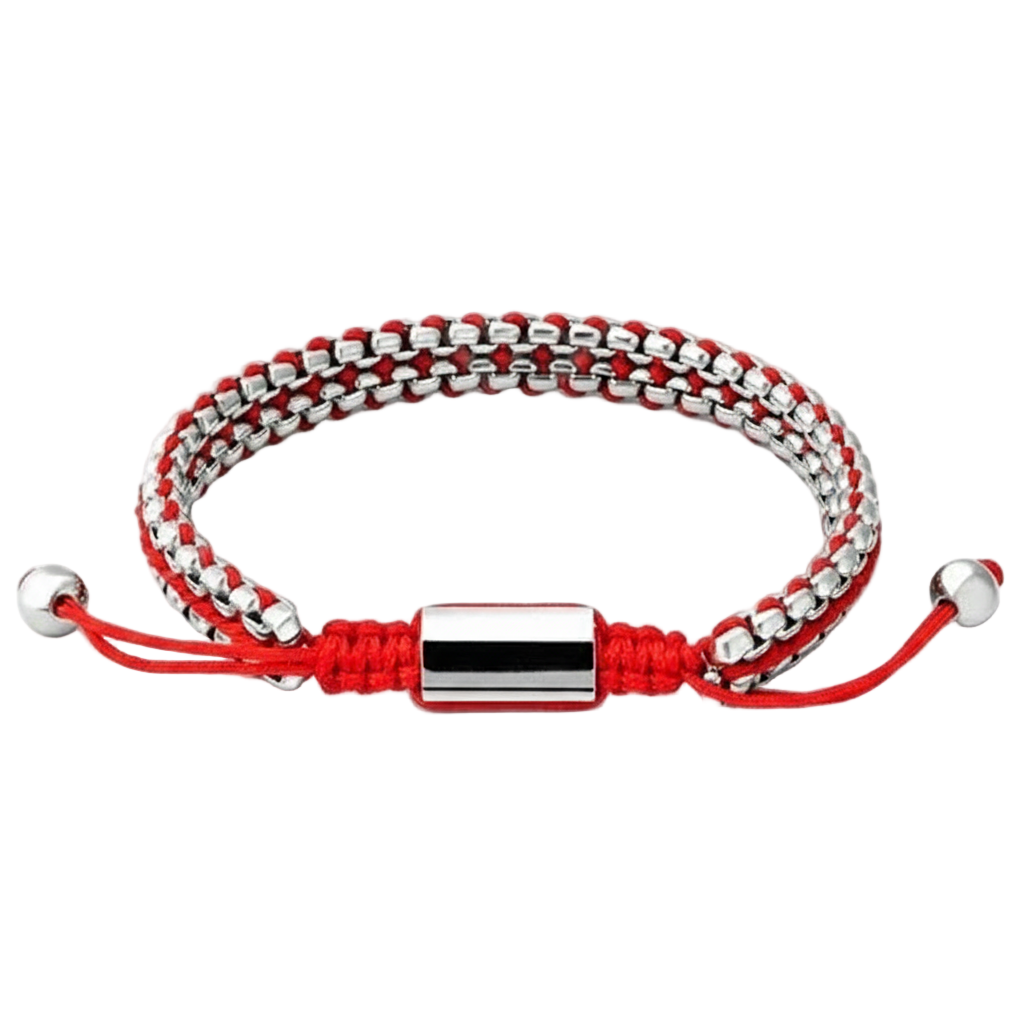 Bracelet  à chaînes perlées double couche, fabriqué à la main